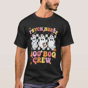 Groovy PSYCH Boo Crew Lustiger Psychiater Krankens T-Shirt