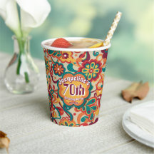 Groovy Psychedelic 60er 70er Floral Birthday