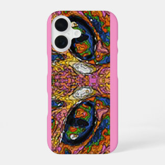 Groovy Psychedelic Cat Eyes iPhone 16 Hülle