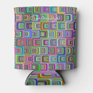 Groovy Psychedelic Hippie-Stil Thunder_Cove Dosenkühler