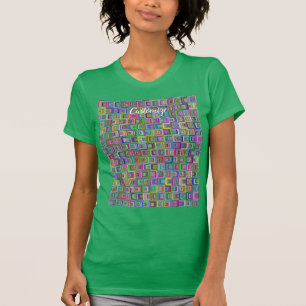 Groovy Psychedelic Hippie-Stil Thunder_Cove T-Shirt