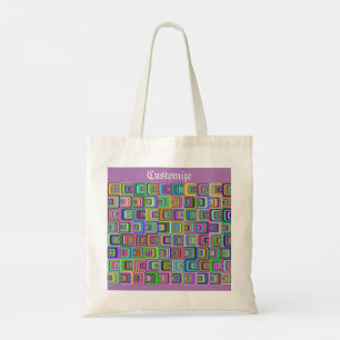 Groovy Psychedelic Hippie-Stil Thunder_Cove Tragetasche
