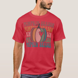 Groovy Pumpkin Jahreszeit Es ist Herbst Y's Herbst T-Shirt