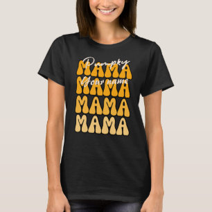 Groovy Pumpky Mama Funny Fall Halloween T-Shirt