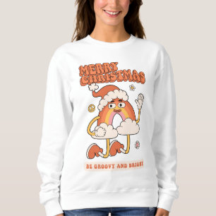 Groovy Rainbow Christmas - Sei hell und fröhlich Sweatshirt