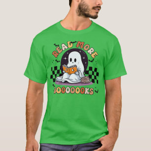 Groovy Read more Bücher Niedlich Ghost Boo Funny H T-Shirt