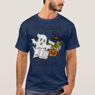 Groovy Read more Bücher Niedlich Ghost Boo Funny H T-Shirt