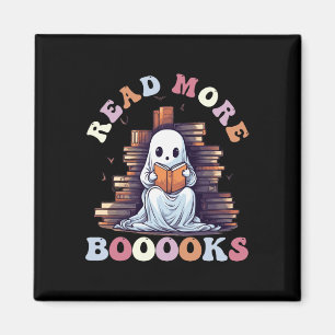 Groovy Read more Bücher Niedlich Ghost Funny Teach Magnet
