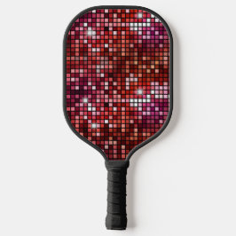 Groovy Red Disco Ball Retro 70er Pickleball Schläger