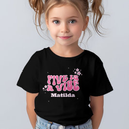 Groovy Regenbogen 5 ist ein vibe 60er Jahre Retro  T-Shirt