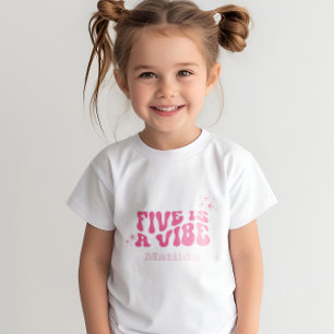 Groovy Regenbogen 5 ist ein vibe 60er Jahre Retro  T-Shirt