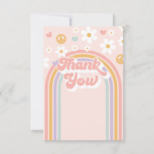 Groovy Regenbogen Danke