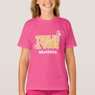 Groovy Regenbogen zehn ist eine vibe 60er Jahre Re T-Shirt