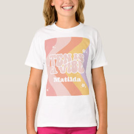 Groovy Regenbogen zehn ist eine vibe 60er Jahre Re T-Shirt