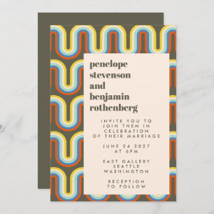 Groovy Retro 60er 70er Stadtrundgang: Einladung