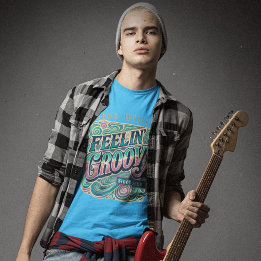 Groovy Retro 70er Jahre Vintage Psychedelisch T-Shirt