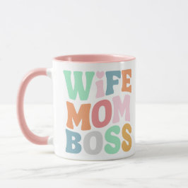 Groovy Retro Boss Lady Mama Tasse