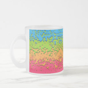 Groovy Retro Bubbly Trippy Funky Panromantischer S Mattglastasse