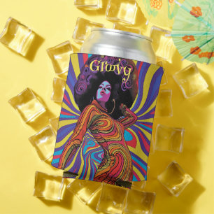 Groovy Retro Can Cooler Dosenkühler