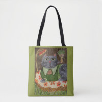 Groovy Retro Cat Folk
