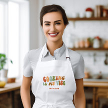 Groovy Retro Cooking ist meine Vibe, Koch Feinschm