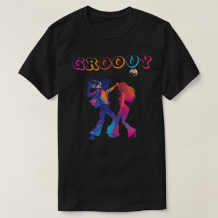 Groovy Retro-Disco-Stil T-Shirt