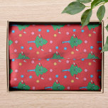 Groovy Retro Festive Girly Christmas Trees Seidenpapier<br><div class="desc">Groovy Retro Festive Girly Weihnachtsbaumen Tissue bietet großartige Weihnachtsbäume. Ideal für Weihnachten und Feiertage Geschenkpackung für Familie und Freunde. Erstellt von Evco Studio www.zazzle.com/store/evcostudio</div>