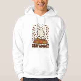 Groovy Retro-Geist Halloween-Grafik Hoodie