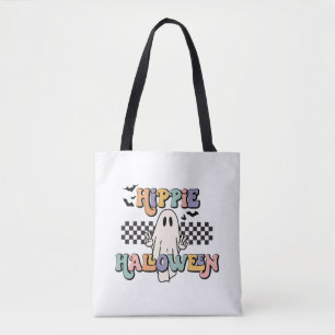 Groovy Retro Hippie Halloween Ghost
