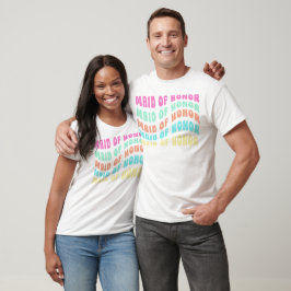 Groovy Retro Junggeselinnen-Abschied Trauzeugin T-Shirt