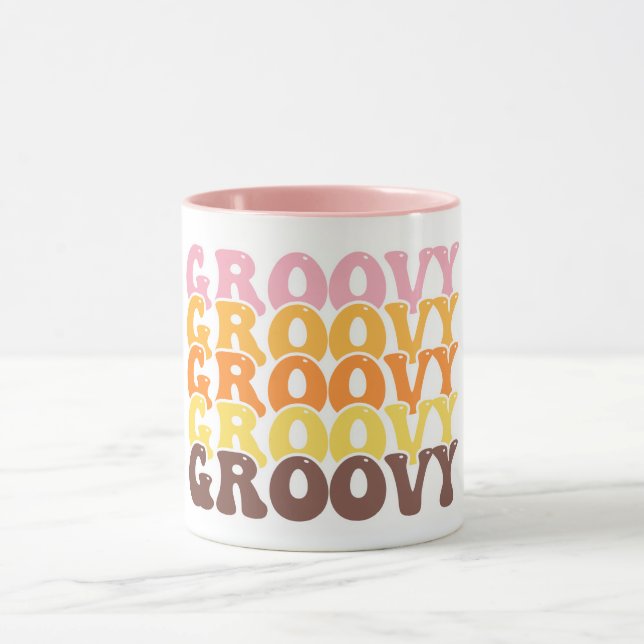 Groovy Retro-Kaffeetasse Tasse (Zentrum)