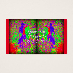 Groovy Retro lila Hippie-Meerjungfrau