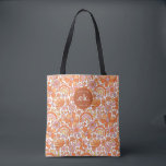 Groovy Retro Orange Florals Monogram<br><div class="desc">Die Groovy Retro Orange Florals Monogram Tote Bag ist ein stilvolles und funktionelles Accessoire, das für jeden Anlass perfekt geeignet ist. Mit seinem fett orangefarbenen Blumenmuster und dem personalisierten Monogramm verleiht diese Tasche Ihrem Kleiderschrank einen lebendigen Pop. Diese Tasche ist groß genug, um alle Ihre wesentlichen Dinge zu tragen, egal...</div>