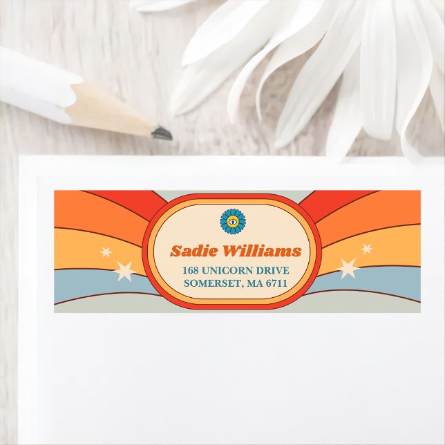 Groovy Retro Rainbow Birthday Party (Von Creator hochgeladen)