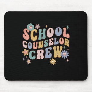 Groovy Retro Schulberater Crew Lehrer Byck To Mousepad