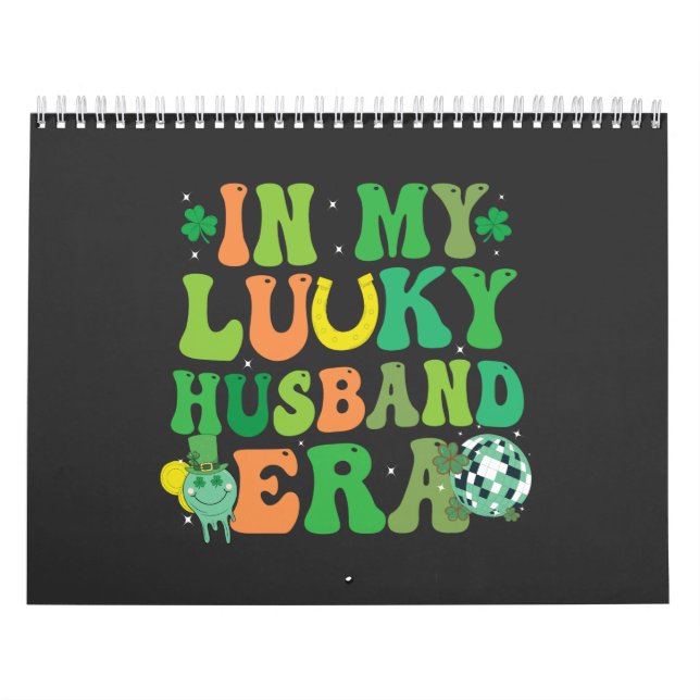 Groovy Retro St Patrick in meiner Ehebändlerzeit D Kalender (Titelbild)