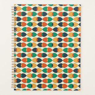 Groovy Retro Style farbenfroh Planer
