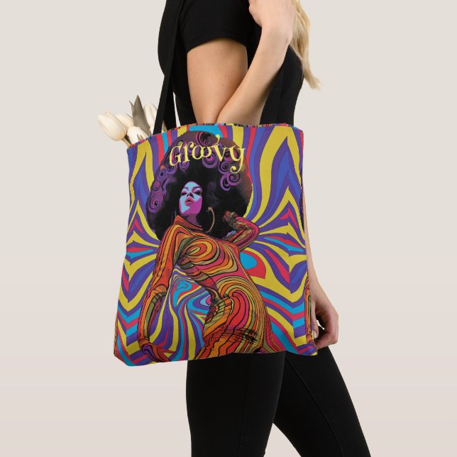 Groovy Retro-Taschentuch (Von Nahem)