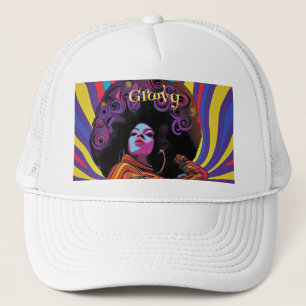 Groovy Retro Trucker Hat Truckerkappe