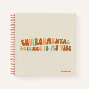 Groovy, Retro-Umweltwissenschaft ist meine Vision Notizbuch