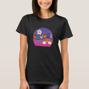 Groovy Retro Vibes 50er 60er 70er Slang Jargon Ang T-Shirt