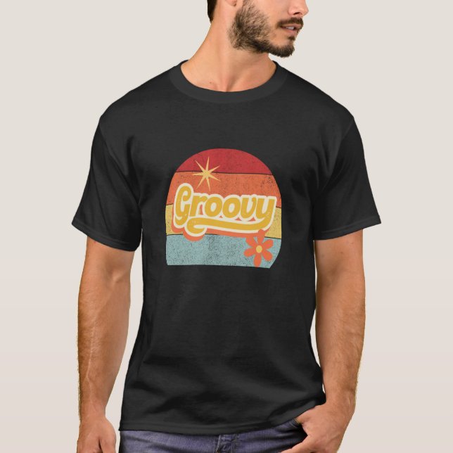 Groovy Retro Vibes 50s 60s 70s Slang Jargon Hip Wo T-Shirt (Vorderseite)