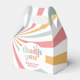 Groovy Retro Vielen Dank Geschenkschachtel