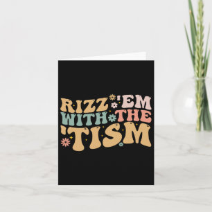 Groovy Rizz GmbH mit Tismus - Autismus Bewusstsein Karte