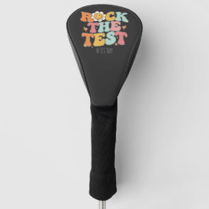 Groovy Rock the Test Motivierend Testing Day Golf Headcover