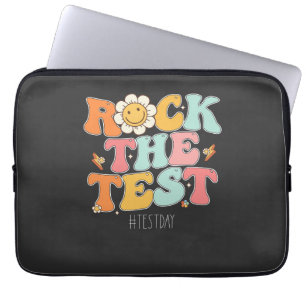 Groovy Rock the Test Motivierend Testing Day Laptopschutzhülle