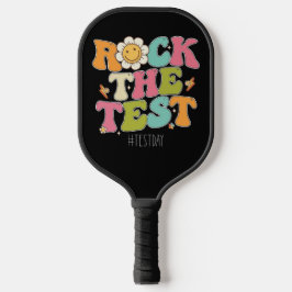 Groovy Rock the Test Motivierend Testing Day Pickleball Schläger
