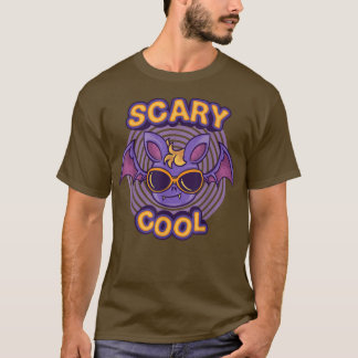 Groovy Scary Cool Vibes Funny Bat With Sunglasses T-Shirt