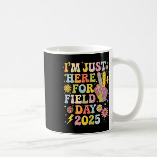 Groovy School Field Day Ich bin nur hier für den F Kaffeetasse