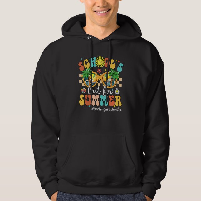Groovy School's Out For Summer Teaching Assistant  Hoodie (Vorderseite)